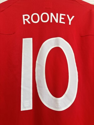 England Rooney 2010 Soccer Jersey South Africa World Cup Shirt