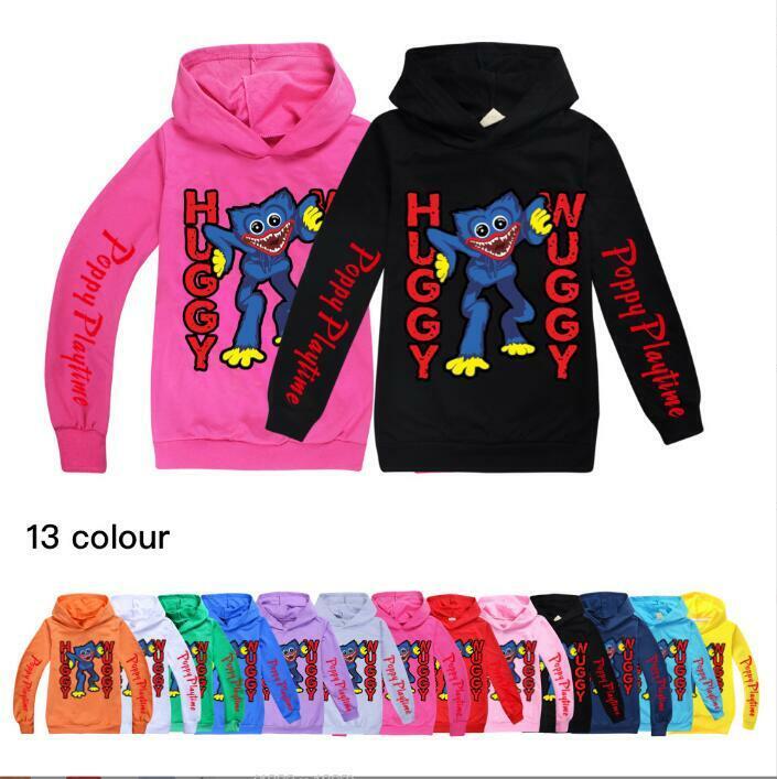 Poppy Playtime Hoodies, Huggy Wuggy Menino dos desenhos animados