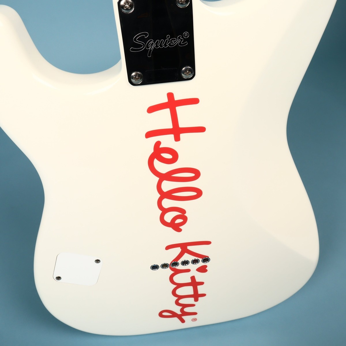 2024 Squier Hello Kitty Stratocaster White Electric Guitar