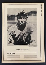 1946-49  W603 - EARL 'GREASY' NEALE - Cincinnati -Sports Exchange Set #8 -RARE-