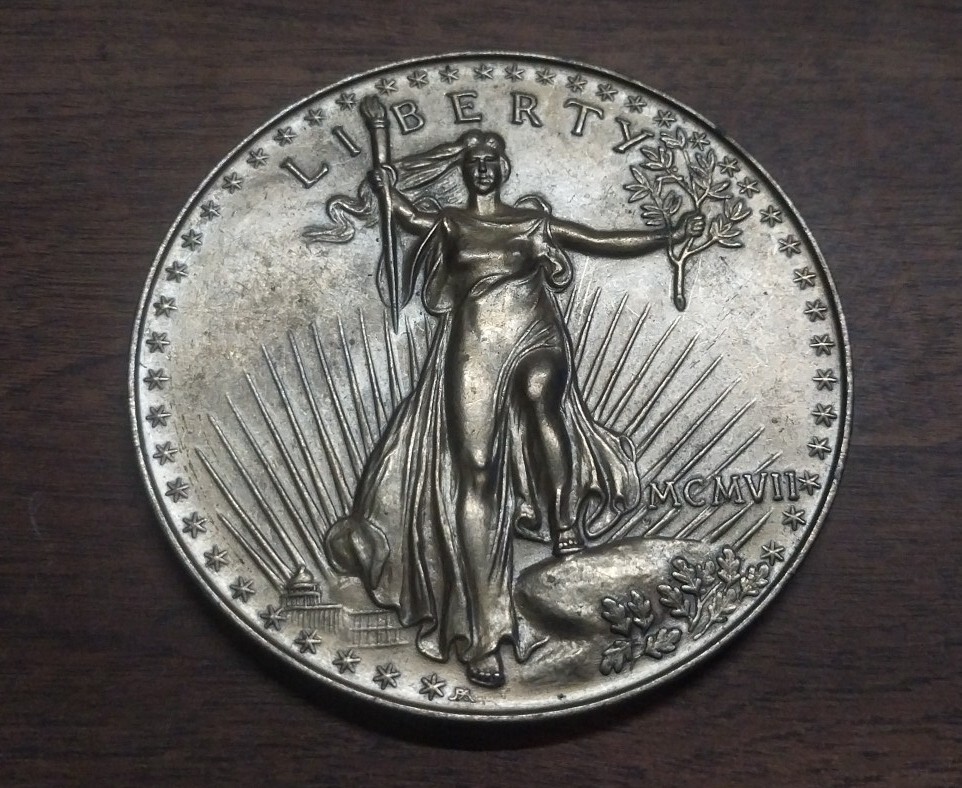 Vintage Liberty MCMVII USA Twenty Dollar Replica Coin | eBay