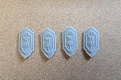 Minas Tirth Schild (4er Pack) (Faramir) - MESBG Herr der Ringe