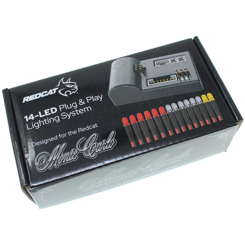 RedCat 1979 MONTE CARLO LED LIGHT SET w/ Control Box 14 LED's Plug & Play