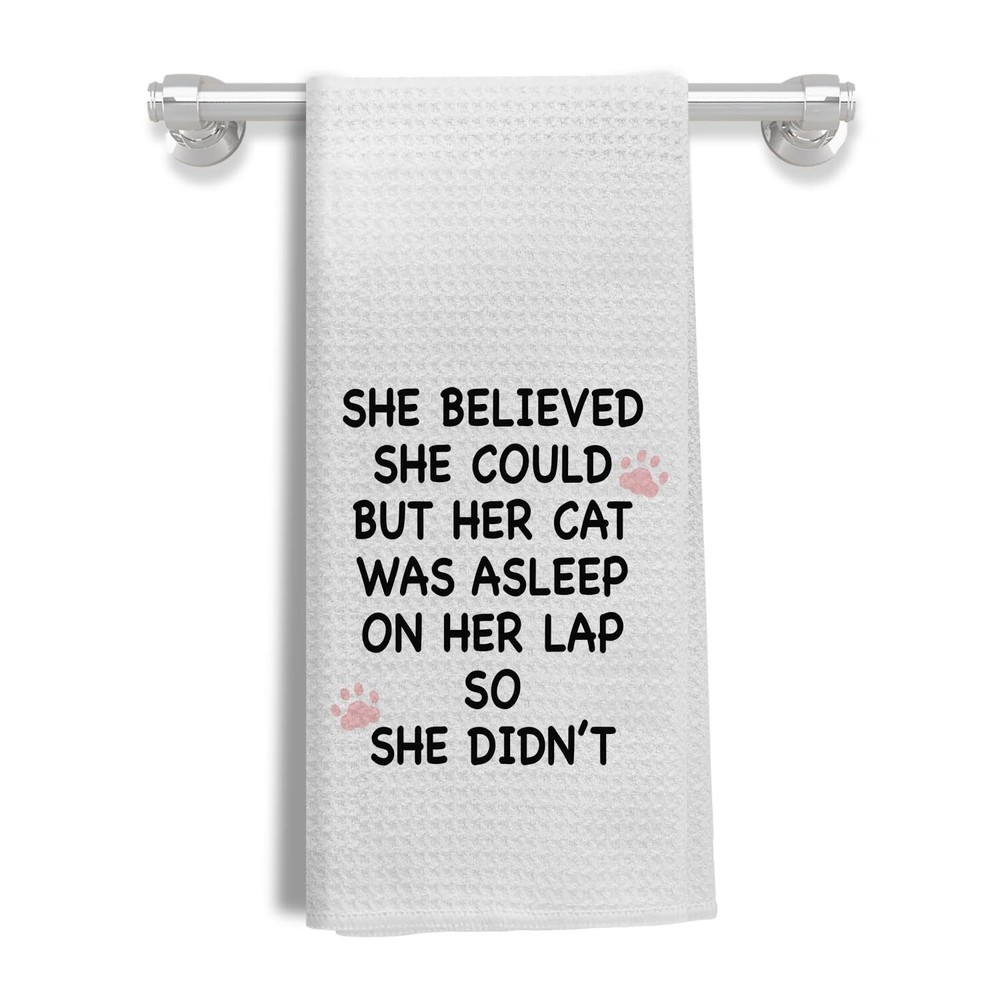 Cat Lover Kitchen Towels - Fun Cat Mom Gifts & Unique Cat-Themed Decor
