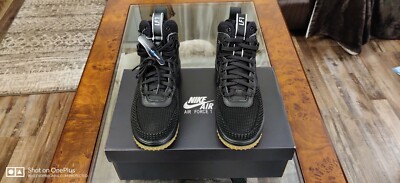 Nike Lunar Force Duckboot  805899 003 Men Size 8 NOS. Black Mtllc Slvr Anthrct