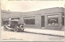 Photo PC Dodge Car Service Club Baltimore Maryland early 1900s