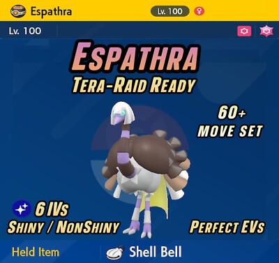 SHINY GARGANACL 6IV Battle Ready Per Pokémon Scarlatto E Violetto