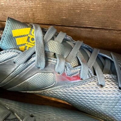 Mens Adidas Messi 15.3 Blue Teal Athletic Indoor Soccer Sneakers