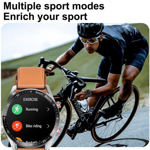 Pour Huawei GT3 Pro Montre Connectée Homme, NFC GPS Fréquence Cardiaque Sang Oxygène Étanche. - Photo 7 sur 20