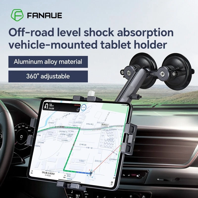 FANAUE off-road vehicle tablet holder IPAD front windshield suction cup fixed - Image 2 of 4