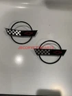 1991-96 C4 Corvette Nose AND Fuel Gas Door Emblems 91 92 93 94 95 96 Set-Pair