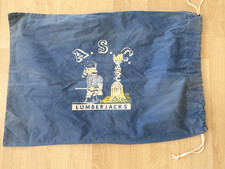 Borsone piccolo vintage ASC Lumberjacks con coulisse