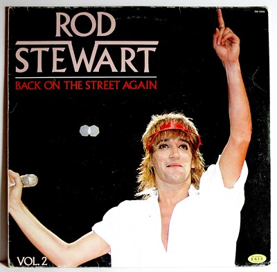 ROD STEWART ''Back On The Street Again Vol. 2''  Vinyl LP (1982)  [NM/VG+] cleaned