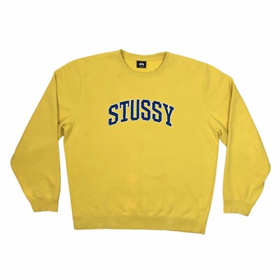 yellow crew neck jumper