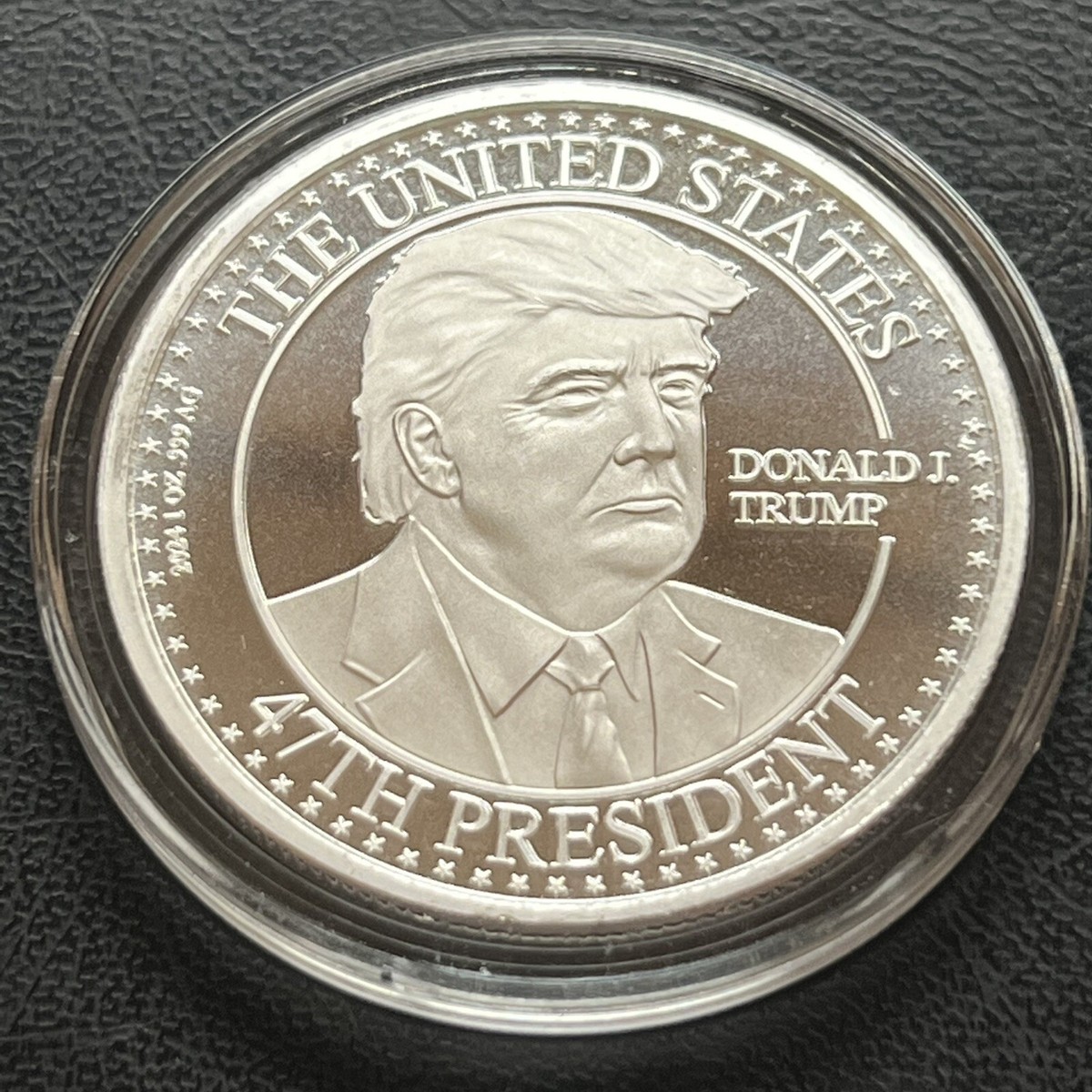 1 Oz Silver Donald Trump Victory 999 Silver Round MAGA 47th