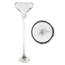 Mega Vases - 8" x 20" Wine Glass Vase - 1 Piece, Clear