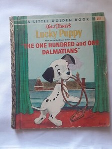 A Little Golden Book Walt Disney’s The Lucky Puppy 101 Dalmatians 1960 Vintage