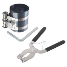 Engine Piston Ring Pliers Compressor Remover Expander Tool Kit 2-1/8" to 7" US