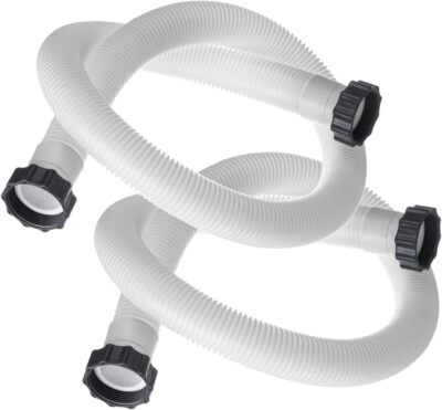 2Pack For Intex 1.5'' Diameter Accessory Pool Pump Replacement Hose - 59'' Long