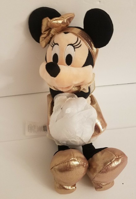 rose gold minnie plush