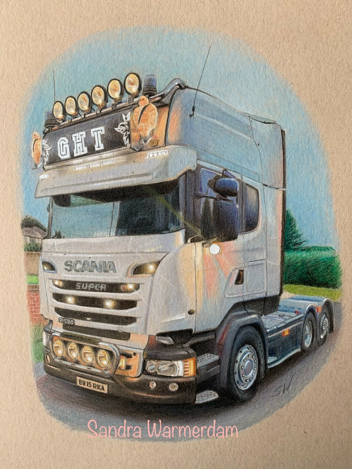 Pencil Drawings Of Trucks