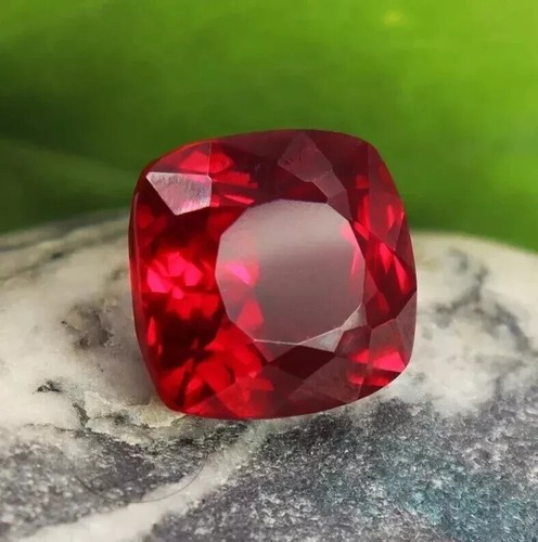 5.20 Ct Natural Red Ruby Burma Cushion Cut Certified Rare Loose Gemstone + Gift - Picture 2 of 8