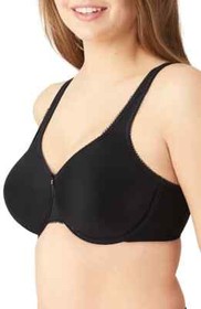 Wacoal 855192 Basic Beauty Full Figure Seamless UW Bra in Black NWT $58+