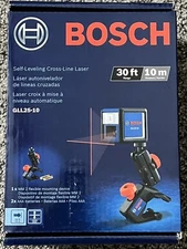 Bosch GLL25-10 30ft Self-Leveling Cross Line Laser New