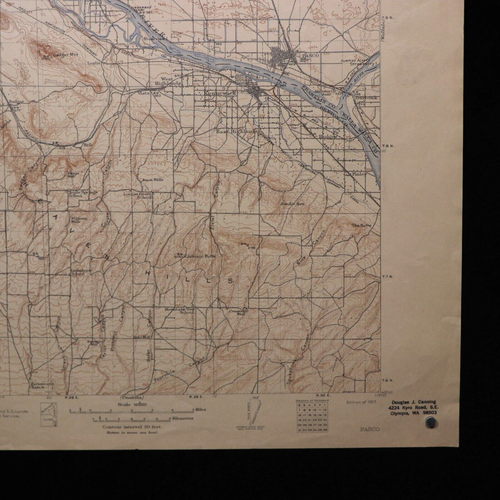 US Geological Survey Map Scale 1/125000 Topographic Sheet Pasco Kennewick WA - Bild 5 von 15