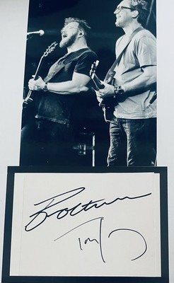 Ben Ottewell & Tom Gray von der Gruppe Gomez, Original 10 x 8 Signaturstück