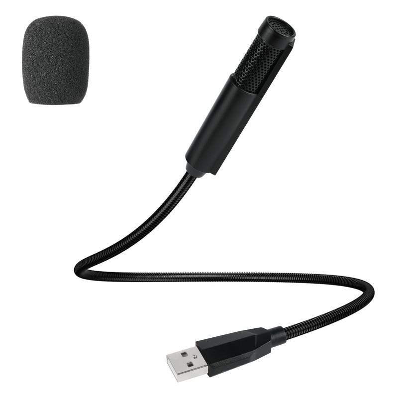 USB Microphone for Computer  Condenser PC Mic for Chatting, Zoom, Meeting