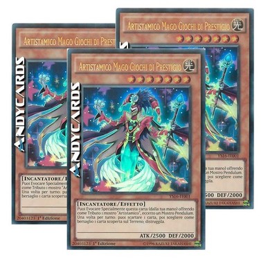 ARTISTIC MAGICIAN 3x Prestige Games   Ultra R   YS16 IT001   1Ed   Yugioh!