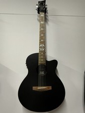 Lindo Electro Acoustic Guitar with Preamp and LCD Tuner Blue