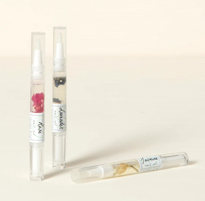 Uncommon Goods Nourishing Floral Nail Care Pens - Set of 3 New