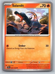 Salandit 023/142 Scarlet & Violet - Stellar Crown Common