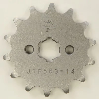 Piñón delantero de acero JT - 14T motocicleta ATV/UTV bicicleta de calle moto de cross JTF563 14 Foto 3 de 4