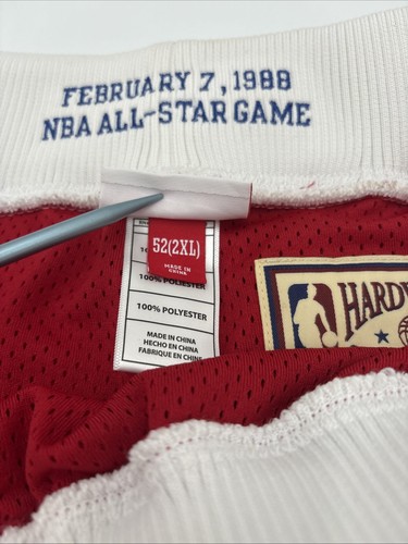 AUTHENTIC Mitchell & Ness Hardwood Classics 1988 All-Star West 2XL Bball Shorts - Picture 5 of 12