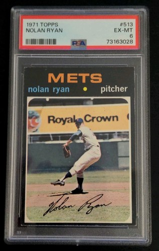 1971 Topps Nolan Ryan #513 PSA 6 EX-MT HOF  
