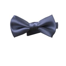 Men's Formal Bow Tie, Silver Gray mak04