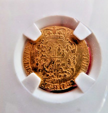 Gold Guinea. George 111. 1776. Scarce and delightful. VF condition. In holder...