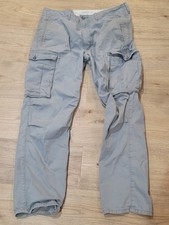 Levi's Ace Cargo Pants Mens 34x32 30 Gray Pockets Rare