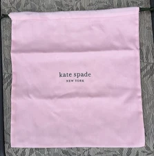 Kate Spade New York Small  Drawstring Storage Dust Bag Cover New 13” X 12”