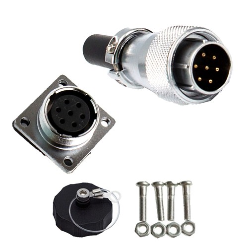 2Pcs WS20 10A 7 Pin Aviation Plug Socket Industrial Electrical Power Connector - Picture 15 of 16