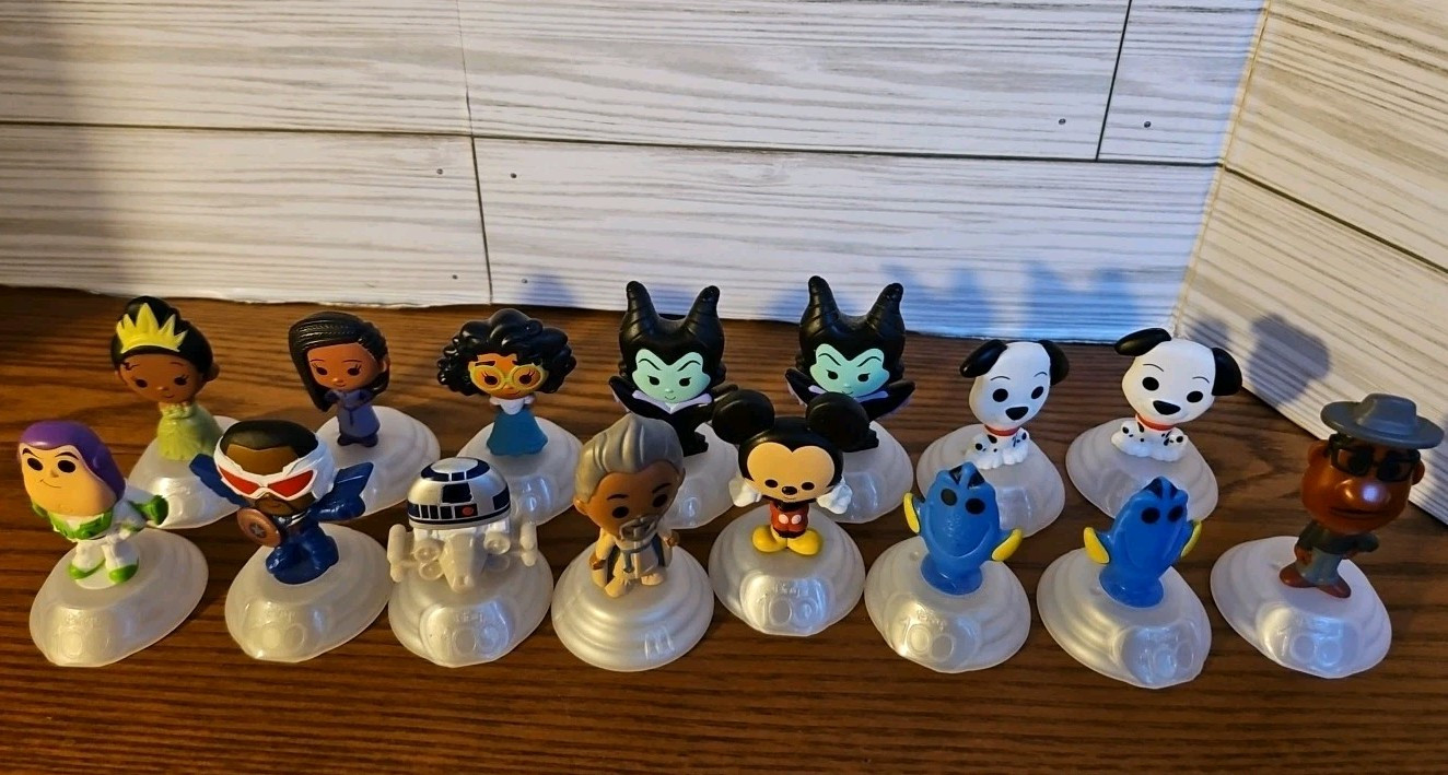 2023 Disney 100th Anniversary McDonalds Happy Meal Toys - Lot Of 15