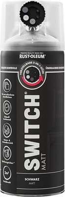 Rust-Oleum Sprühlack Switch 400 ml schwarz matt  Lackspray