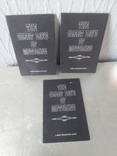 3 Copies Old Mobil 1966 Vintage Album the Great Days of Motoring with 24 Cards