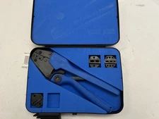 STA-KON THOMAS & BETTS STAKON ERG 2 CRIMPER FOR WIRE FERRULES W/ 4 DIES AND CASE