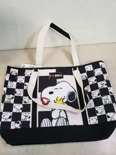 Peanuts Snoopy Tote Bag - I Heart Snoopy Bag Travel Bag