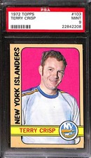 1972 TOPPS #103 TERRY CRISP PSA 9 Mint 22842208 