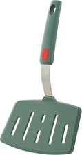 Silicone Wide Pancake Spatula, Slotted Turner for Cooking or Baking, Large